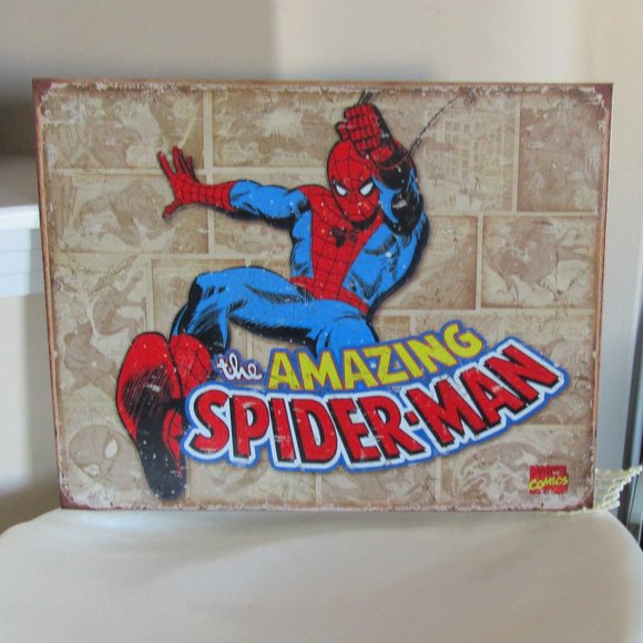 Spiderman Metal Sign - Picture 3 of 6